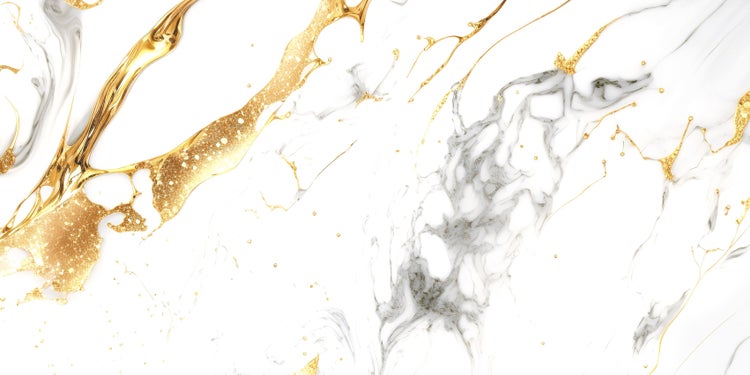 Abstrakter Marmorhintergrund mit goldenen Akzenten