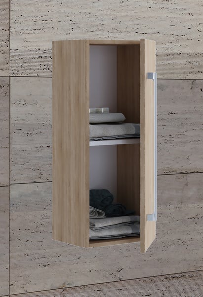 Holz Badmöbel Midischrank Badschrank Bad Badinos D