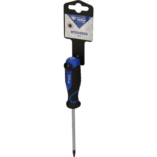 BRILLIANT TOOLS Schraubendreher TORX T15 - BT034906