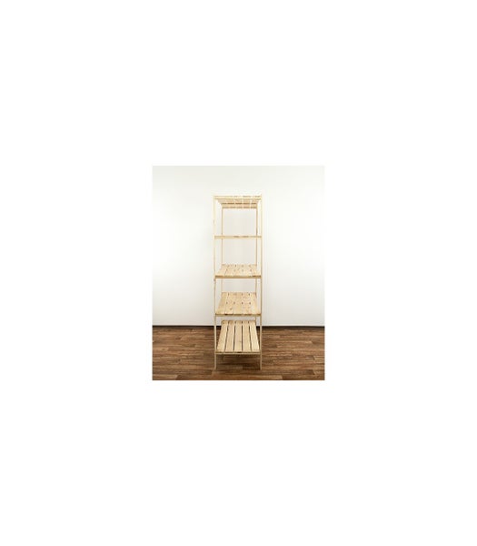 Holzregal mit vier Ablageflächen für den Innenbereich
