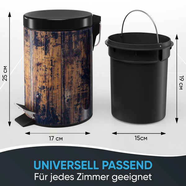 Sanilo Kosmetikeimer 3L mit Absenkautomatik Vintage