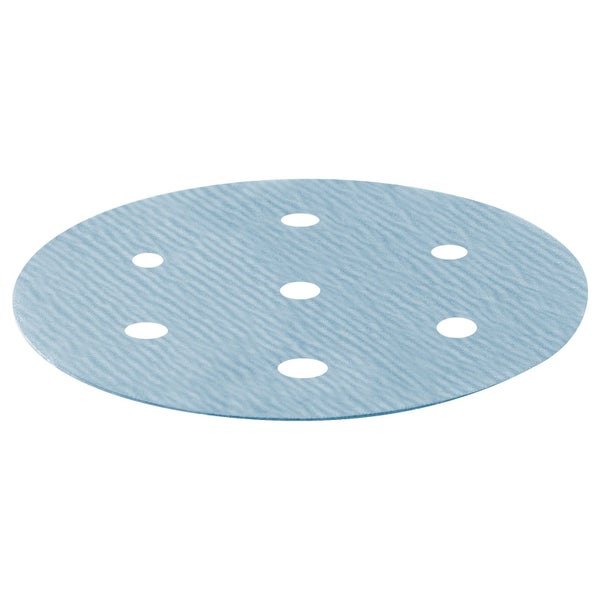 Eine Person poliert mit einer Poliermaschine eine glänzende Oberfläche, die Festool Logo trägt.