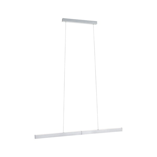 LED Pendelleuchte Smart Home Zigbee 3.0 Aptare 2700K dimmbar 2050lm / 2050lm 2x18W Alu gebürstet