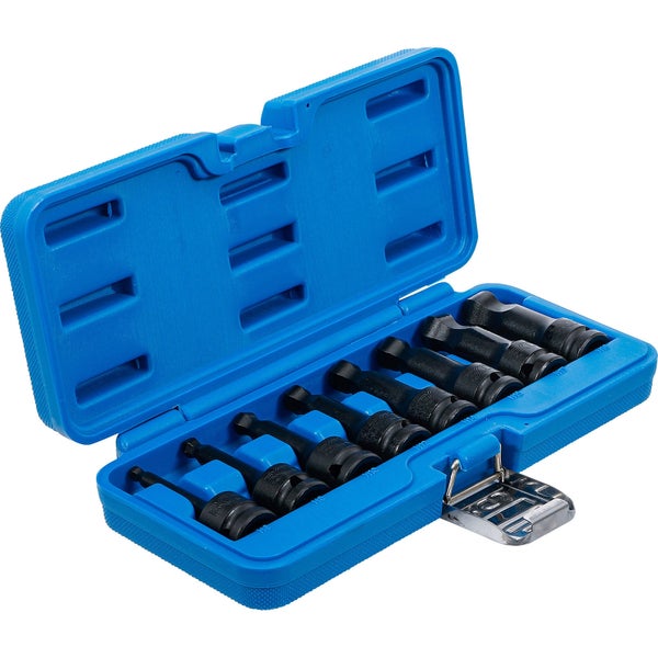 BGS Kraft-Bit-Einsatz-Satz Länge 75 mm Antrieb Innenvierkant 12,5 mm (1/2) Innensechskant mit Kugelkopf 6 - 19 mm 8tlg. - 5488