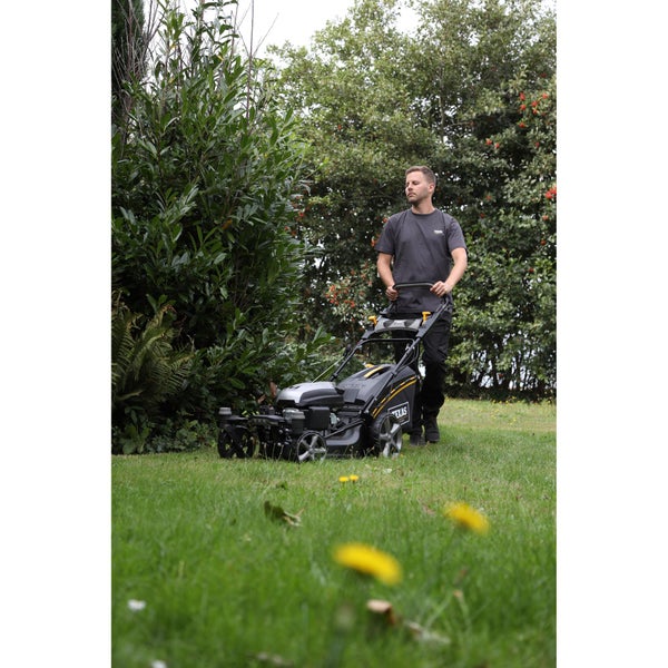 Benzin Rasenmäher Texas ZT 5110TR/W – 51 cm Schnittbreite, 196 cm³ Motor, Zero Turn mit Radantrieb und Mulchfunktion