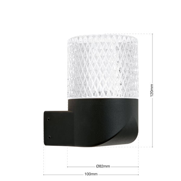 LED Außen Wandleuchte Antrex IP65 Anthrazit