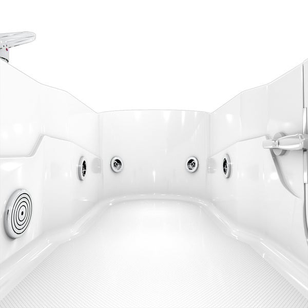 Innenansicht einer Whirlpool Badewanne mit Düsen