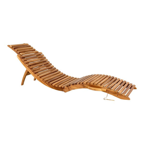 Arrieta Garten Lounge Liege natur. 56 X 185 X 25 cm