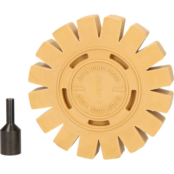 KS TOOLS Folienradierer mit Lamellen - 515.1247