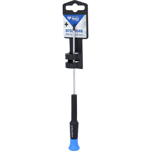BRILLIANT TOOLS Schraubendreher PH Phillips PH0 x 100 mm - BT031046