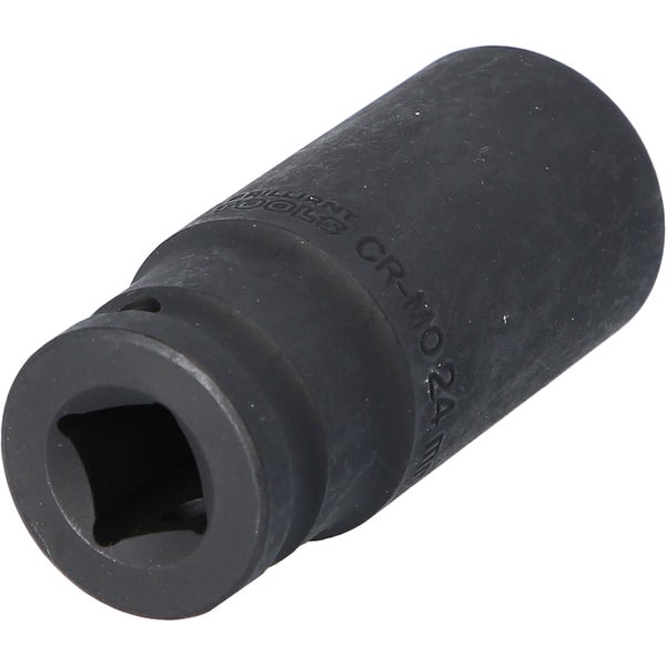 BRILLIANT TOOLS 1/2 Kraft-Stecknuss Sechskant 24 mm lang - BT022667