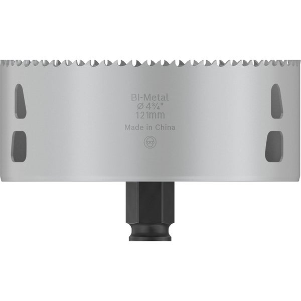 Bimetall Lochsäge mit 121 mm Durchmesser
