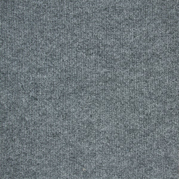 Teppichboden als Fliesen selbstliegend Nadelvlies Teppich Fliesen in Hellgrau für Gewerbe und Büro Selbstliegende Teppichbodenfliesen in 50x50 cm