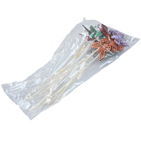 Verpackung mit Schmetterlingsstecker Gartendekoration