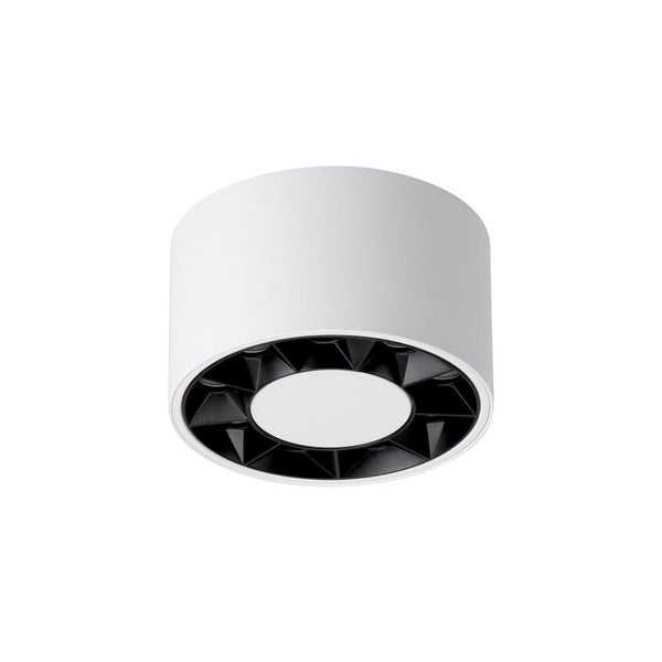 famlights | LED Deckenleuchte Dela in Weiß und Schwarz 9x 1,11W 1199lm