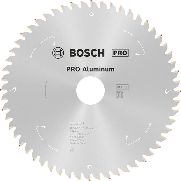Bosch PRO Aluminium cordless Blatt für Kreissägen 190 x 2 x 30 mm - 2608837771