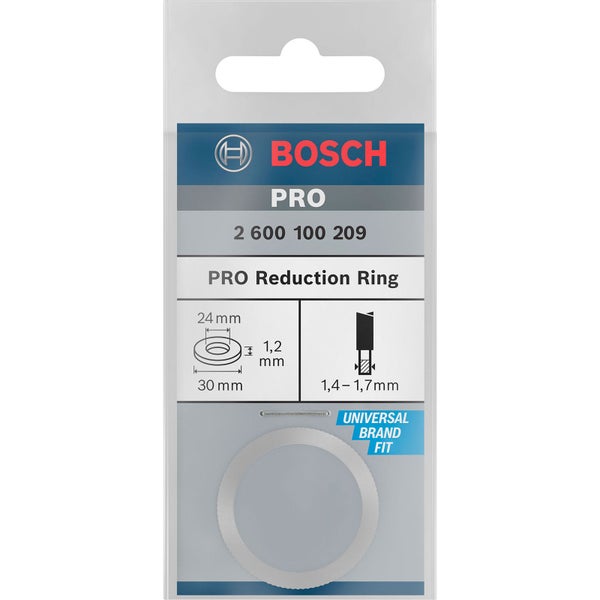 Bosch Reduzierring für PRO Kreissägeblatt 30 x 1,2 x 24 mm - 2600100209