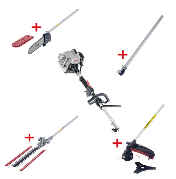AL-KO Benzin Multitool BC 226 MT mit Motorsense, Heckenschere, Hochentaster und Verlängerungsschaft