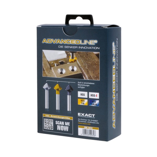 Verpackung Senker-Sortiment der Marke Advancedline