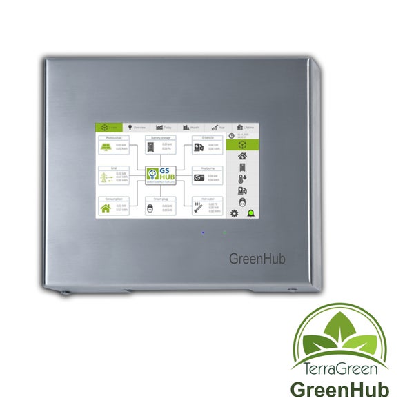 TerraGreen - GreenHub Premium-Set: Leistungsstarker 20 kWh Batteriespeicher – modular erweiterbar bis 40kWh, Energiemanagement-System & 14 kWh Wechselrichter. Für Photovolaikanlagen.  –  Angebot für Privatkunden