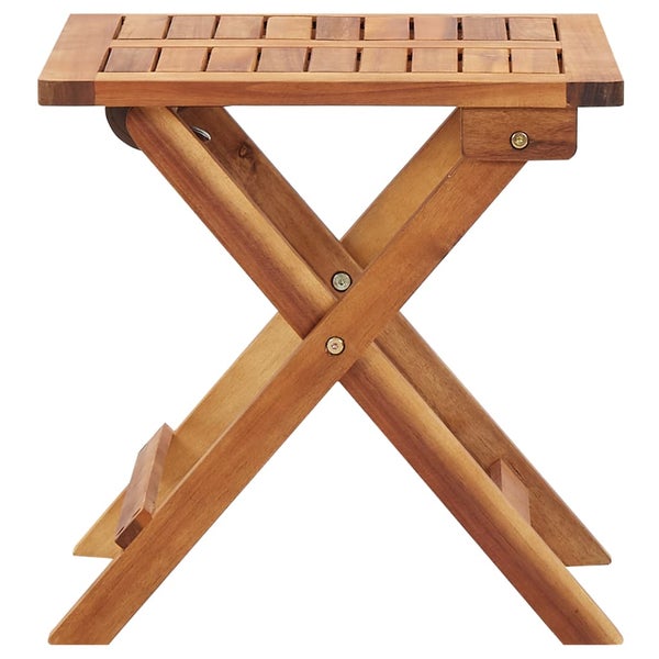 Garten-Couchtisch Klappbar 40x40x40 cm Massivholz Akazie