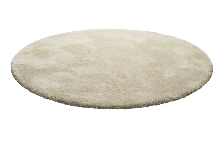 Teppich Rund Beige Hochflor Pisa Homie Living 200 cm rund
