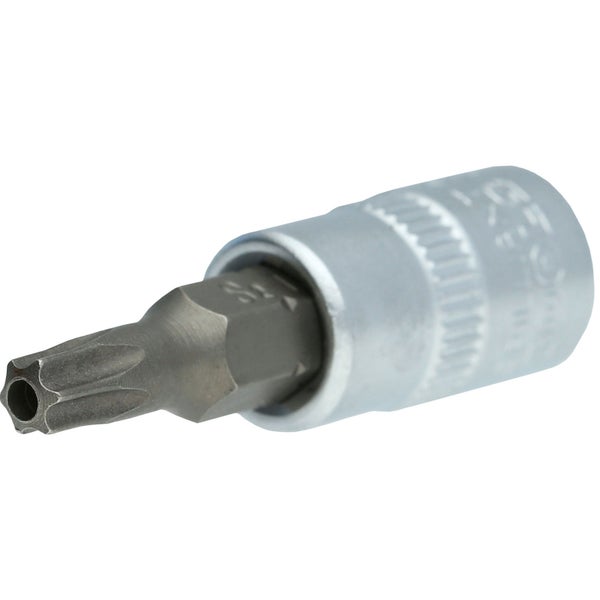 BRILLIANT TOOLS 1/4 Torx-Bit-Stecknuss mit Stirnlochbohrung TB25 - BT020984