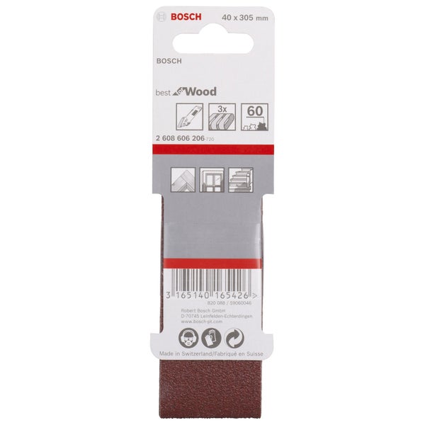 Bosch PRO X440 Schleifband 40 x 305 mm 60 - 2608606206