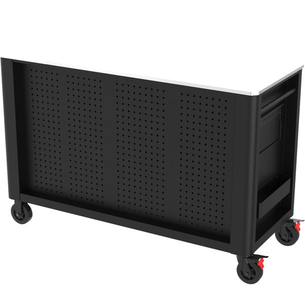 KS TOOLS PERFORMANCEplus P45 SCHWARZ/ROT Werkstattwagen mit 14 Schubladen - 873.7014