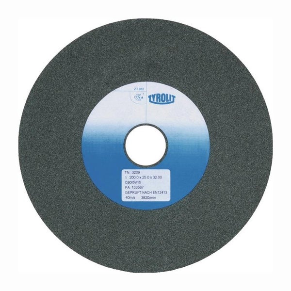 TYROLIT Schleifbockscheibe Ø 150 x B 20 x 32 mm Körnung 80 Siliciumcarbid - 123633