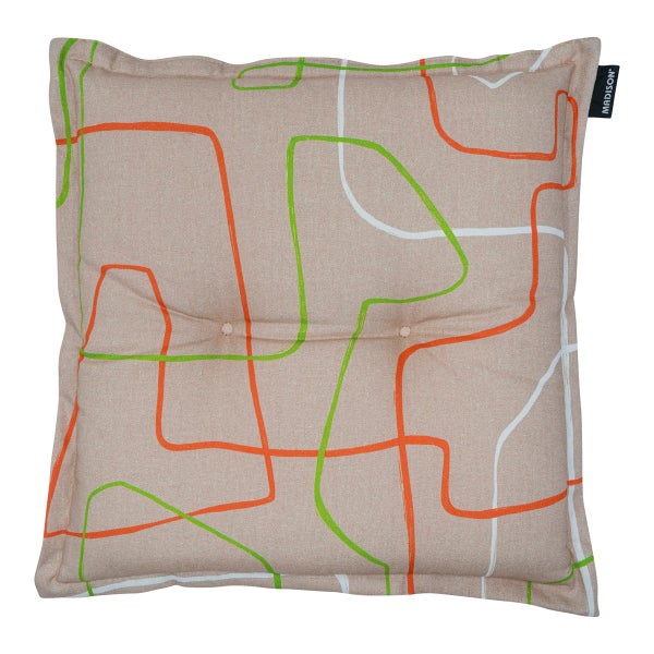 Sitzkissen Joah terra - Ca. 50x50 cm - 4er-Set