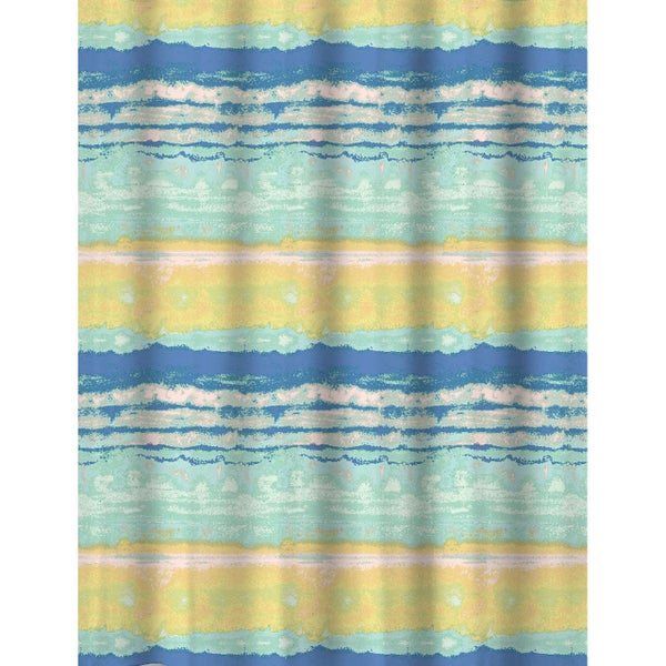 Duschvorhang mit Streifenmuster