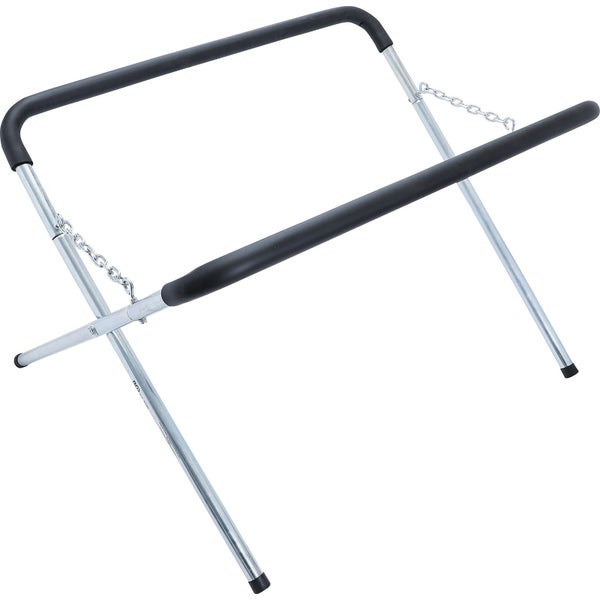 Werkbankuntergestell aus Stahl mit Ketten