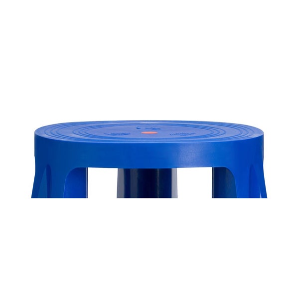 Tritthocker - Blau - Mobil - Tragfähigkeit 150 kg