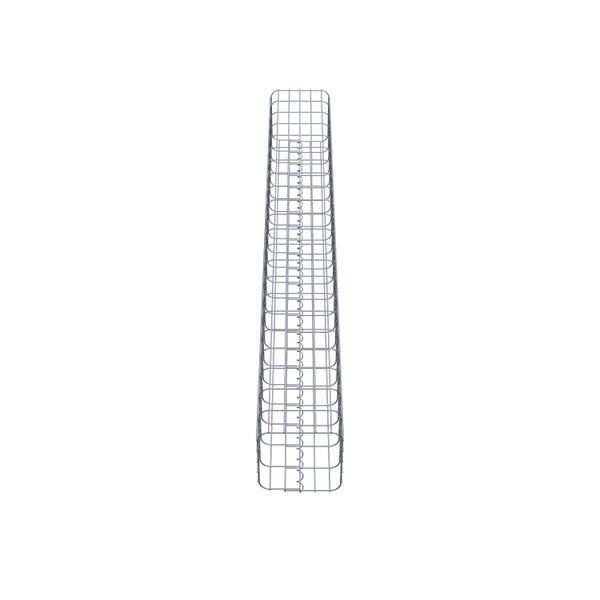 Gabionensäule 27 x 27 cm, MW 5 x 10 cm eckig - Höhe: 2,20 m