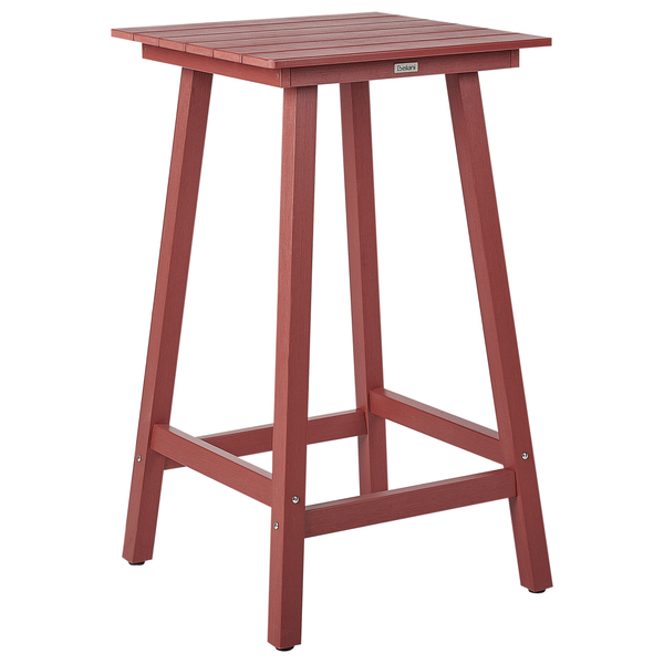 Garten Bartisch ADIRONDACK 60 cm 59 cm Kunststoff Rot