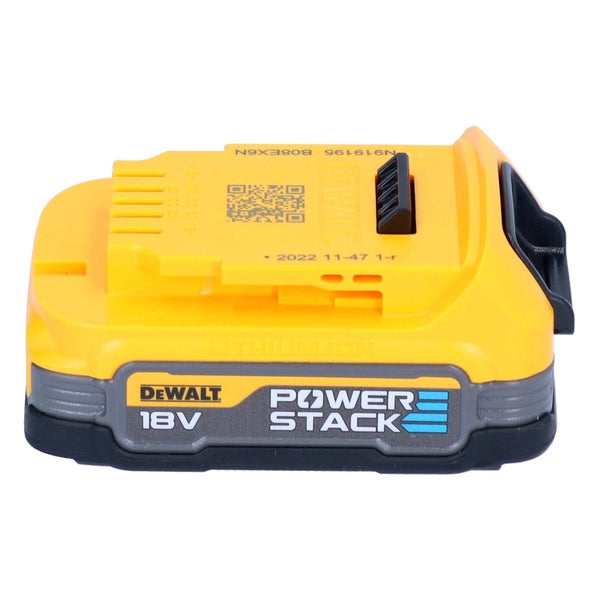 DeWalt Powerstack 18 Volt Lithium-Ionen-Akku für Elektrowerkzeuge.