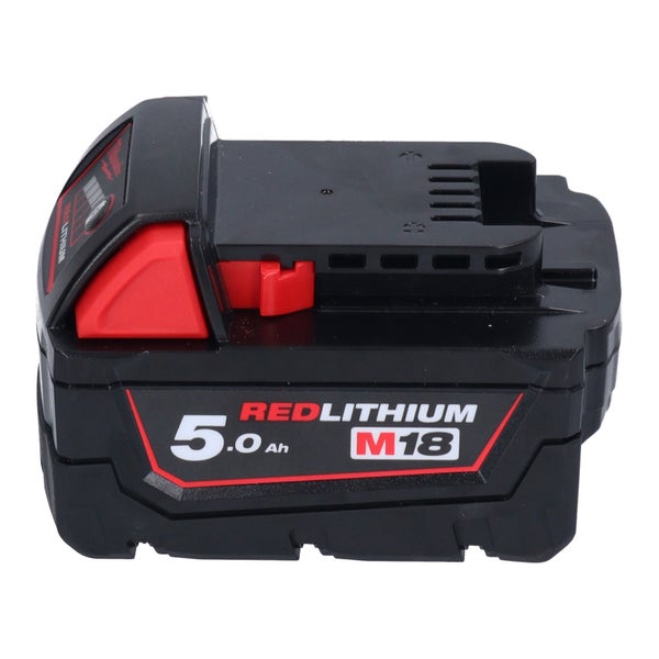 Milwaukee M18 REDLITHIUM Akku mit 5,0 Ampere Stunden und 18 Volt
