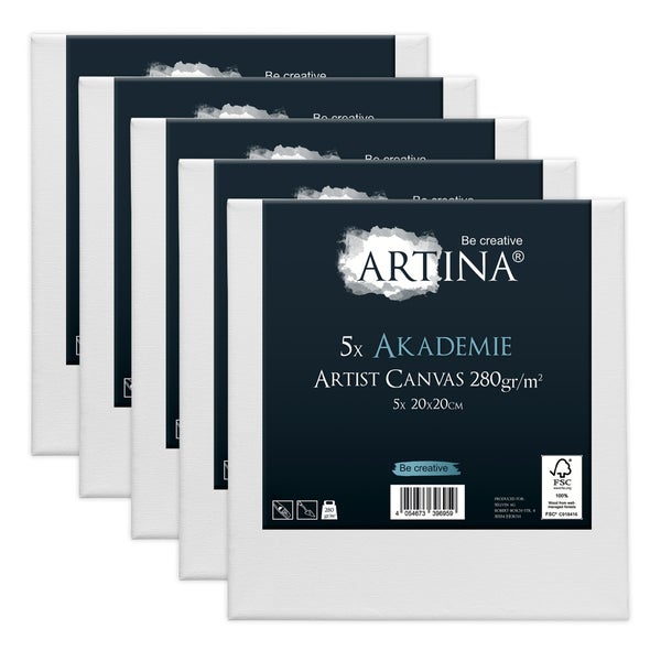 Artina Akademie Keilrahmen 20x20cm FSC (5tlg)