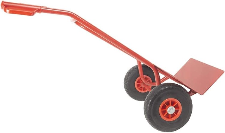 Sackkarre Trestles S01 Stahl | Transportkarre mit PU-Rädern & 250 kg Tragkraft | Rot | Profi-Qualität Made in EU