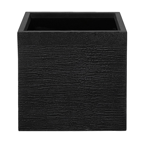 Blumenkübel PAROS 40 cm Schwarz