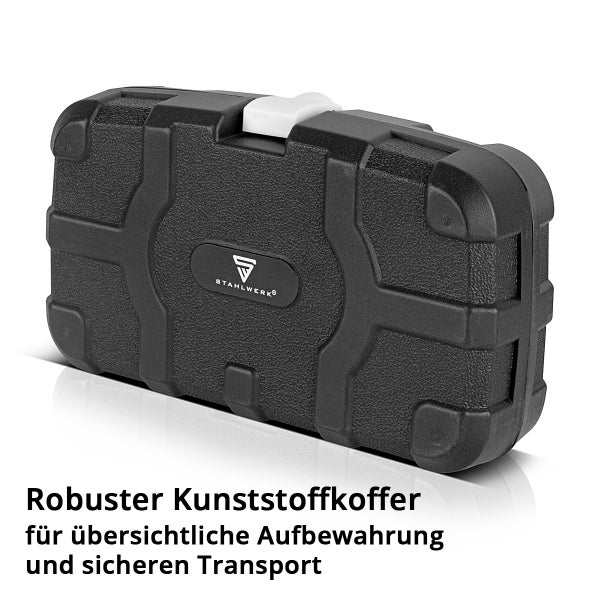 Heimwerker Set HTS-9 ST Werkzeugkoffer mit 8-teiligem Werkzeug Set