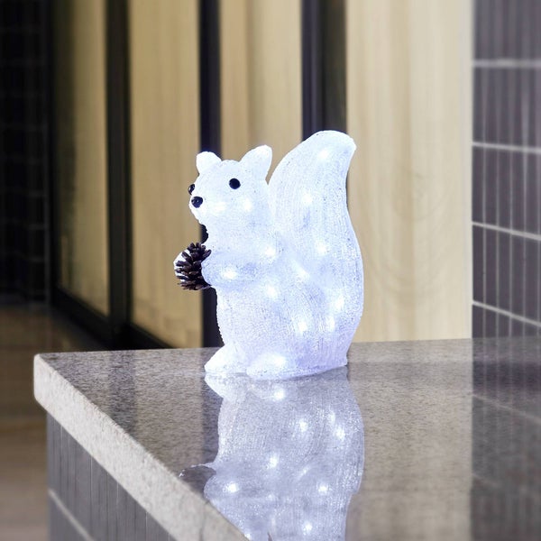 Lindby LED Yuki in Weiß (1 flammig, ) Wohnzimmerleuchte
