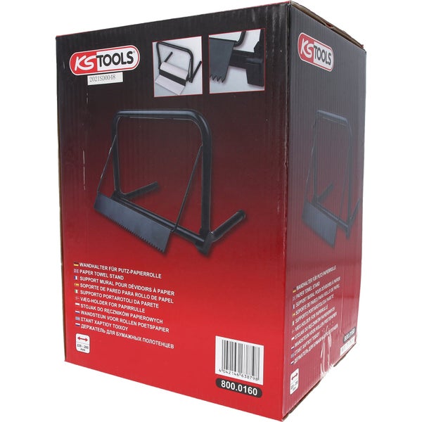 KS Tools Wandhalter für Putzpapierrollen in Verpackung