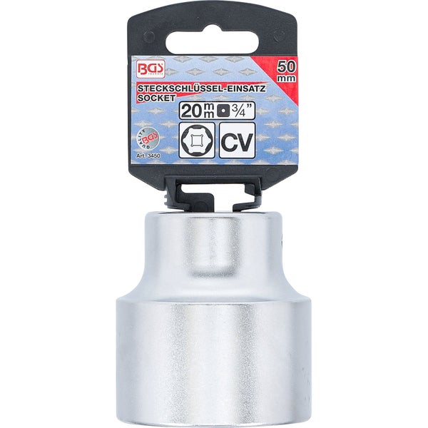 Steckschlüsseleinsatz 20 Millimeter, 3/4 Zoll
