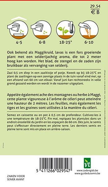 Informationen zur Aussaat von Liebstöckel