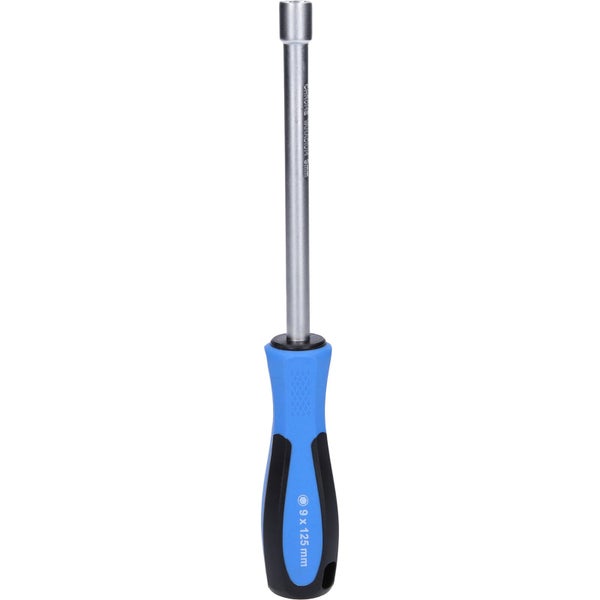 Rohrsteckschlüssel mit blauem Griff 9 x 125 Millimeter