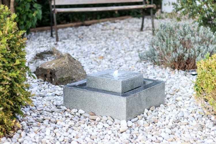 Gartenbrunnen Springbrunnen Brunnen FoScala 48x48x23 cm 10770