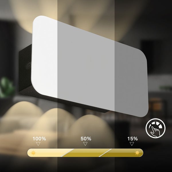 LED Akku Wandleuchte 3-step Touchdimmer 3W 300 lm 2700 K UP/Downlight Meluna weiß