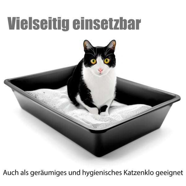 BigDean Wanne aus Kunststoff 60x40x12 cm multifunktional einsetzbar – ideal als Kotwanne, Pflanzwanne oder Mörtelwanne geeignet